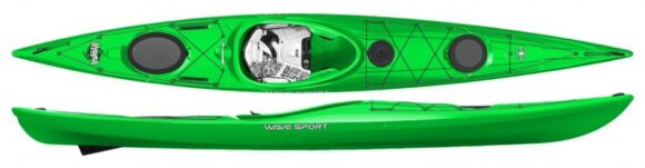 Retkikajakki Wave sport hydra, väri vihreä.