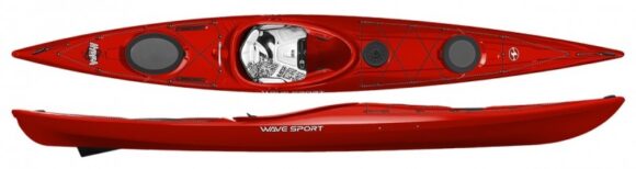 Kajakki wave sport hydra, väri punainen.
